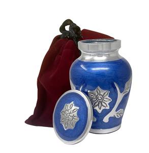 โกศใส่เถ้ากระดูกมินิบลูเพิร์ล สำหรับผู้ใหญ่ ทั้งชายและหญิง โกศสำหรับใส่เถ้ากระดูกมนุษย์ ผู้หญิง ผู้ชาย ของตกแต่งงานศพ ขนาดสั่งทำได้ - Product Image 3