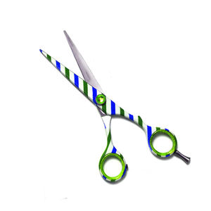 Tijeras de peluquero al por mayor para peluquería, tijeras de corte de pelo de peluquero alemán de acero recubiertas de papel para belleza - Product Image 1