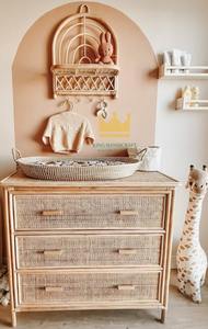 Meuble de rangement pour enfants en rotin naturel moderne en gros pour le salon et la chambre à coucher fabriqué au Vietnam - Product Image 6