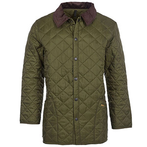 <span class=keywords><strong>Giacca</strong></span> Lunga Leggera Heritage Liddesdale 2025 Verde <span class=keywords><strong>e</strong></span> <span class=keywords><strong>Nera</strong></span> con Trapuntatura a Diamante Personalizzata Stile <span class=keywords><strong>Camicia</strong></span> Imbottita Annandale Verde Oliva da Uomo - Product Image 1