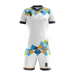 2024 poids léger personnalisé nom d'équipe imprimé vêtements uniformes de football pour hommes vêtements de sport avec marque privée - Product Image 2