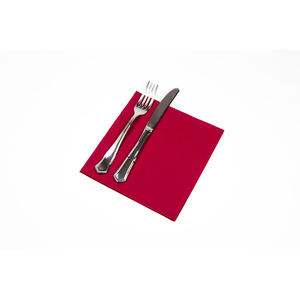 Serviettes de table bordeaux 40x40cm Point-à-Point 50 pièces 24 paquets B2B - Product Image 1