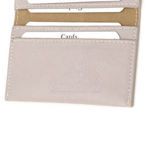 Porte-cartes de visite en cuir véritable de haute qualité, best-seller 2025, multifonctionnel, design personnalisable, léger, fabriqué au Pakistan - Product Image 6