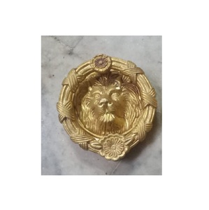 Aldaba de puerta de hierro fundido cabeza León arte estilo puerta decoración Hogar y jardín decoración Vintage - Product Image 4