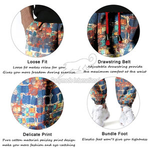 Pantalon de jogging OEM décontracté en toile imprimée sur toute la surface, motif personnalisé, tissu de haute qualité, coupe mi-haute, pour la meilleure vente - Product Image 6