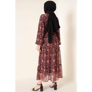 Tunique de caftan en Satin modeste de fabrication turque nouvelle mode musulmane de Dubaï vêtements islamiques d'hiver conception ethnique Abaya coton été - Product Image 4