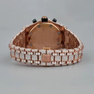 Reloj Mecánico Automático de Alta Calidad con Certificado, para Hombre, Estilo Hip Hop, Lujoso, con Diamantes Simulados, Probador de Diamantes VVS, Moissanita, Cristal Analógico - Product Image 6