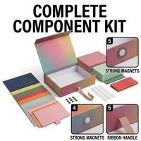 Feestelijke seizoensgeschenken op maat, stevige constructie, premium merkverpakking, magnetische vouwbare geschenkdoos, duurzaam.