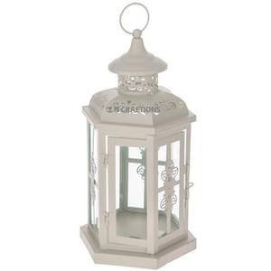 Lanterne enduite de poudre en fer en verre de forme carrée pour décoration intérieure et extérieure au prix le plus bas en inde - Product Image 4