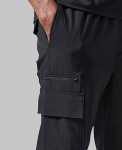 Pantalones Deportivos Holgados de Moda para Hombre, de Alta Calidad, con Diseño de Patchwork, Personalizables, Transpirables, de Algodón, Casuales, Tipo Jogger - Product Image 3