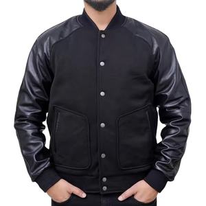 Vente en gros vestes universitaires mode pour hommes OEM veste de baseball universitaire décontractée personnalisée veste d'hiver universitaire - Product Image 1