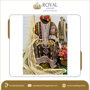 Elegant Organza Embroidered Pakistani Salwar Suit Royal Export's Collection of Ethnic <b>Apparel</b> for <b>Weddings</b> and <b>Other</b> Occasions - Product Image 3