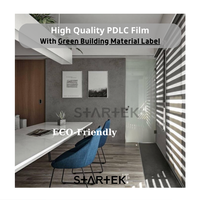 Film intelligent PDLC électrique STARTEK pour la confidentialité des fenêtres de bureau