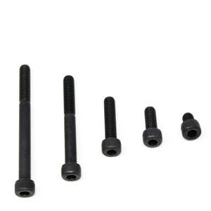 3/16 1/4 5/16 3/8 1/2 5/8 UNC UNF Imperial haute résistance oxyde noir acier à six pans creux vis à tête cylindrique boulons à <span class=keywords><strong>clé</strong></span> Allen - Product Image 2