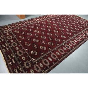 พรมปูพื้นขนาดใหญ่สีขาวแดงแบบดั้งเดิมพรมขนแกะตุรกี6.6x11.7ฟุตสำหรับโถงทางเดินพรมข้างเตียง - Product Image 2