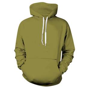Sweat à capuche oversize anti-rétrécissement unisexe de haute qualité avec logo personnalisé brodé hiver technique lourde 100% coton polaire pour hommes - Product Image 2