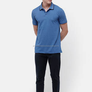 Camiseta Polo de media manga para hombre con estampado de logotipo profesional de talla grande y color personalizado, camiseta polo para hombre a la venta en línea - Product Image 4