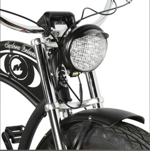 Vélo électrique de plage à pneus larges 26 pouces 48V 500W – Vélo électrique rétro pour adultes avec garantie - Product Image 3