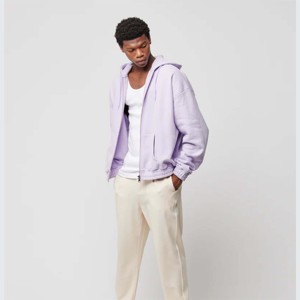 Nouvelle Arrivée – Sweat à Capuche Homme en Coton Mélangé Polaire Écologique Séchage Rapide, Confortable, Respirant, Tissage Crocheté, Fermeture Éclair Hiver - Product Image 5