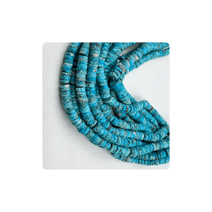 Vente en gros 7-10mm perles Heishi à facettes en marcassite de qualité supérieure couleur rose forme de niveau 14 pouces fabrication de bijoux pierres précieuses brutes - Product Image 2