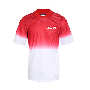 Vente en gros de maillots de football en vrac uniformes de football d'équipe chemises d'entraînement en polyester à séchage rapide respirant vêtements de sport OEM vierges - Product Image 1