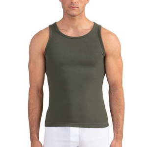 Camiseta sin mangas acanalada de algodón 100% transpirable y elástica para culturismo, ajuste ceñido, ideal para verano - Product Image 4