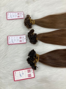 Prix de gros pour Double Drawn Remy Extensions de Cheveux Humains UPS DHL FedEx Expédié Droite Ondulés Bouclés Pointe Plate Trame - Product Image 3