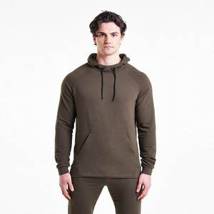 Sweat à capuche vintage pour homme, coupe classique, manches longues, 100% coton de haute qualité, uni, teinture unie, tissu respirant, broderie - Product Image 2