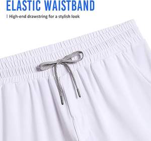 Shorts de sport pour hommes, personnalisables avec logo, séchage rapide, 5 pouces, pour la course, la natation, le basketball, la gym, en nylon, pour l'été - Product Image 3