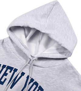 Oversize Preppy New York Graphic Hoodie <span class=keywords><strong>Pullover</strong></span> Sudadera de manga larga Ropa Otoño Traje de moda 2025 Diseño personalizado de moda - Product Image 3