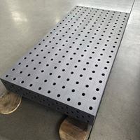 Table de soudage modulaire 3D D16 / D28, acier S355 robuste, usinée CNC, nitrurée, anti-éclaboussures, pour la fabrication