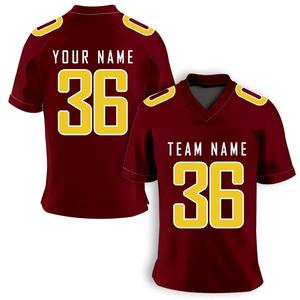 Impression par sublimation Streetwear Maillot de football tendance Broderie Design Mesh Crop Équipe nationale Maillot de football américain - Product Image 6