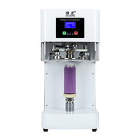 HENGZHI Nouveau produit de haute qualité, scelleuse de boîtes de conserve entièrement automatique 370W, machine à sceller les boîtes en plastique
