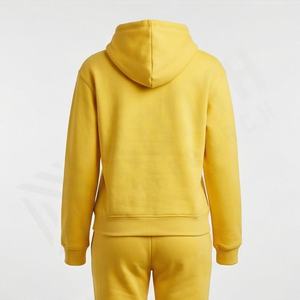 Survêtement d'hiver à capuche pour femme de qualité supérieure, style décontracté, design 2 en 1, respirant, en coton, tenue de sport athlétique - Product Image 2