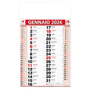 Calendario da Parete Mensile 2026 Personalizzato Promozionale - Product Image 2