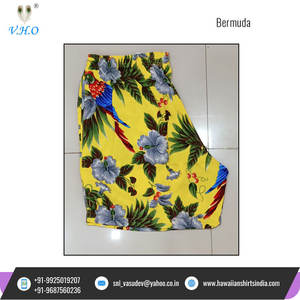 Pantalones cortos informales de algodón para hombre, Bermudas de estilo de moda, pantalones cortos de playa de cintura elástica, de proveedor indio - Product Image 3