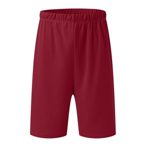 ชุดสองชิ้นสำหรับผู้ชายเสื้อเชิ้ตแขนสั้นคอปกกางเกงขาสั้นกีฬาลำลองฤดูร้อนสีแดงสีทึบสำหรับผู้ชาย - Product Image 4