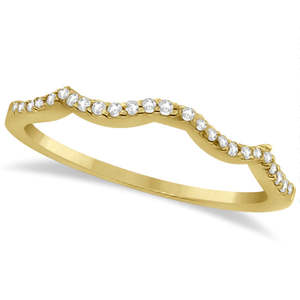 1.63ct Twisted Infinity Round Diamond Bridal <b>Ring</b> <b>Set</b> in 18k Yellow <b>Gold</b> - Product Image 4