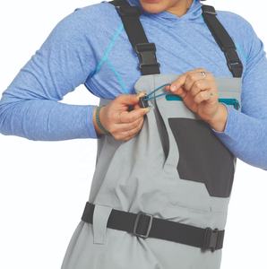 Vêtements d'extérieur imperméables pour hommes cuissardes de chasse combinaisons taille haute pantalons longs bavoirs de camouflage équipement de chasse - Product Image 5