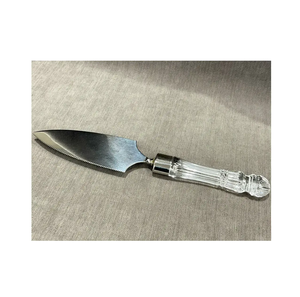 Cuillère en acier inoxydable d'une seule pièce Ensemble de couverts de qualité supérieure comprenant une fourchette et un couteau Look royal de qualité supérieure - Product Image 1