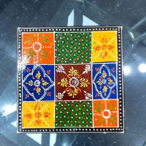Boîte à bijoux en bois personnalisable haut de gamme avec motifs imprimés traditionnels pour l'affichage de bijoux de qualité supérieure, prix de gros Inde - Product Image 2