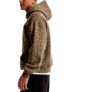 Sudadera con Capucha de Invierno para Hombre, Personalizable con Logotipo, 100% Algodón, Forrada, Antiarrugas, OEM - Product Image 6