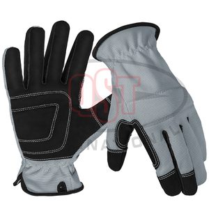Guantes de Seguridad de Cuero Personalizados, Transpirables, Antivibración, Color Personalizado, Industria Petrolera, Mecánicos, OEM/ODM, Hechos en Pakistán, QST - Product Image 1