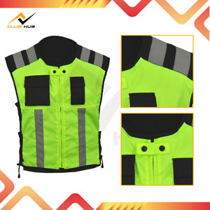 Chaleco de Seguridad Reflectante de Alta Visibilidad para Motociclistas, Transpirable, Estampado, 100% Algodón, Chaqueta de Trabajo para Motociclistas - Product Image 4