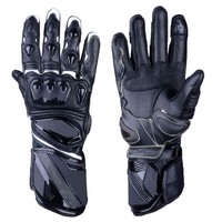 Guantes de Seguridad para Motociclismo con Logotipo Personalizado, de Cuero de Alta Calidad, con Pantalla Táctil, Dedos Completos, Multicolores, Impermeables, para Exteriores
