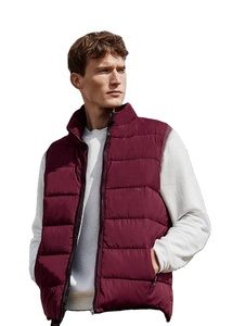 Wood Men's Winter Padded Gilet Thick Sleeveless Puffer <b>Jacket</b> Zipper Closure Design Casual for Hunting - Product Image 2