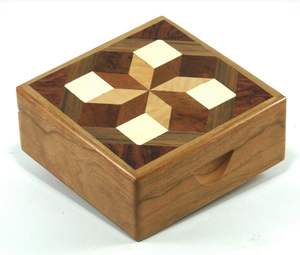 TABLETOP DESGIAN EN BOIS NATUREL Boîte à épices de table en bois imprimée de qualité supérieure avec compartiments séparés pour épices et - Product Image 1