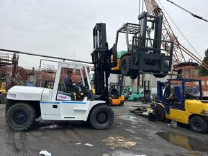 รถยกไฮดรอลิกดีเซล TCM 100 มือสอง ขนาด 10 ตัน สภาพ 90% ของแท้จากญี่ปุ่น พร้อมใบรับรอง EPA และ CE - Product Image 4