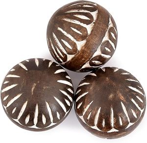 Increíble esfera decorativa de madera de mango, bola decorativa para bodas y fiestas, centro de mesa para el hogar - Product Image 4