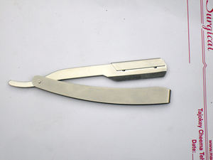 Professional Single Blade <b>Straight</b> Razor Imported Stainless Steel Customized Color Maclura Barber Tools for Men's Shaving - Product Image 5